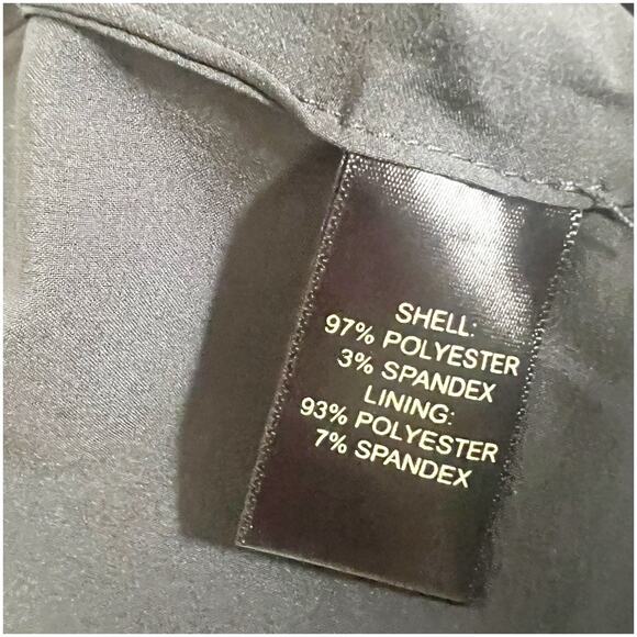 House of Harlow 1960 Satin Black Crop Top with Adjustable Straps Size Large - Picture 7 of 7